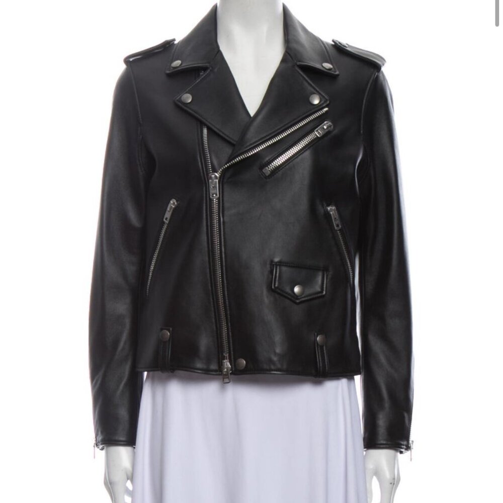 Coach 1941 Lamb Leather Biker Jacket